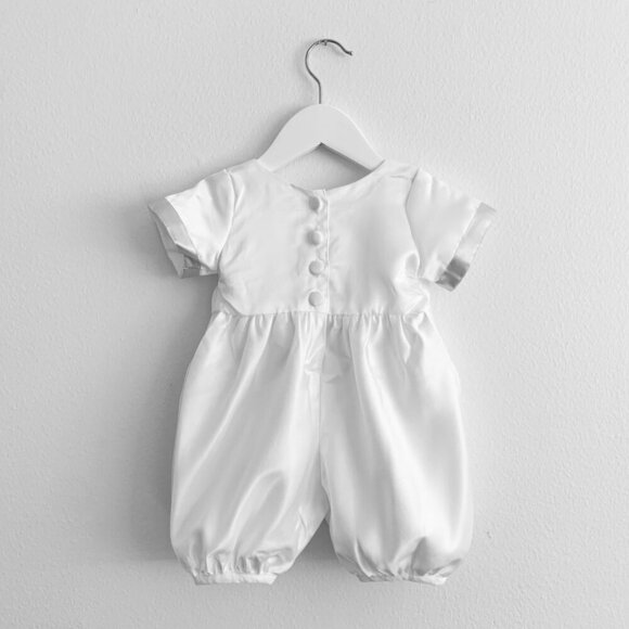 NWT Darling Boys Christening One-Piece Romper Suit Special Occasion Wear 18-24M - Picture 2 of 12